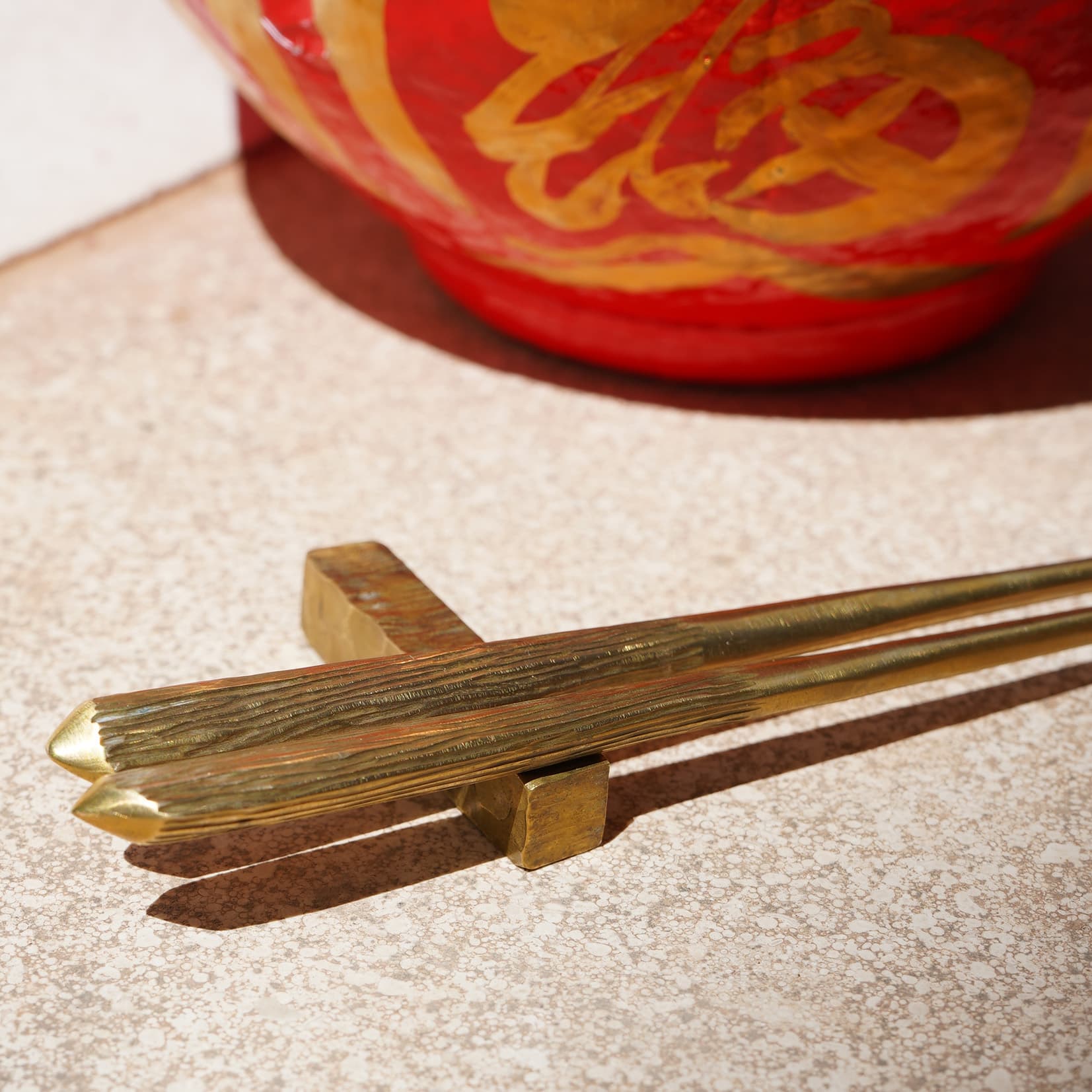Signature Brass Chopsticks Inc. Rest - thumbnail 4