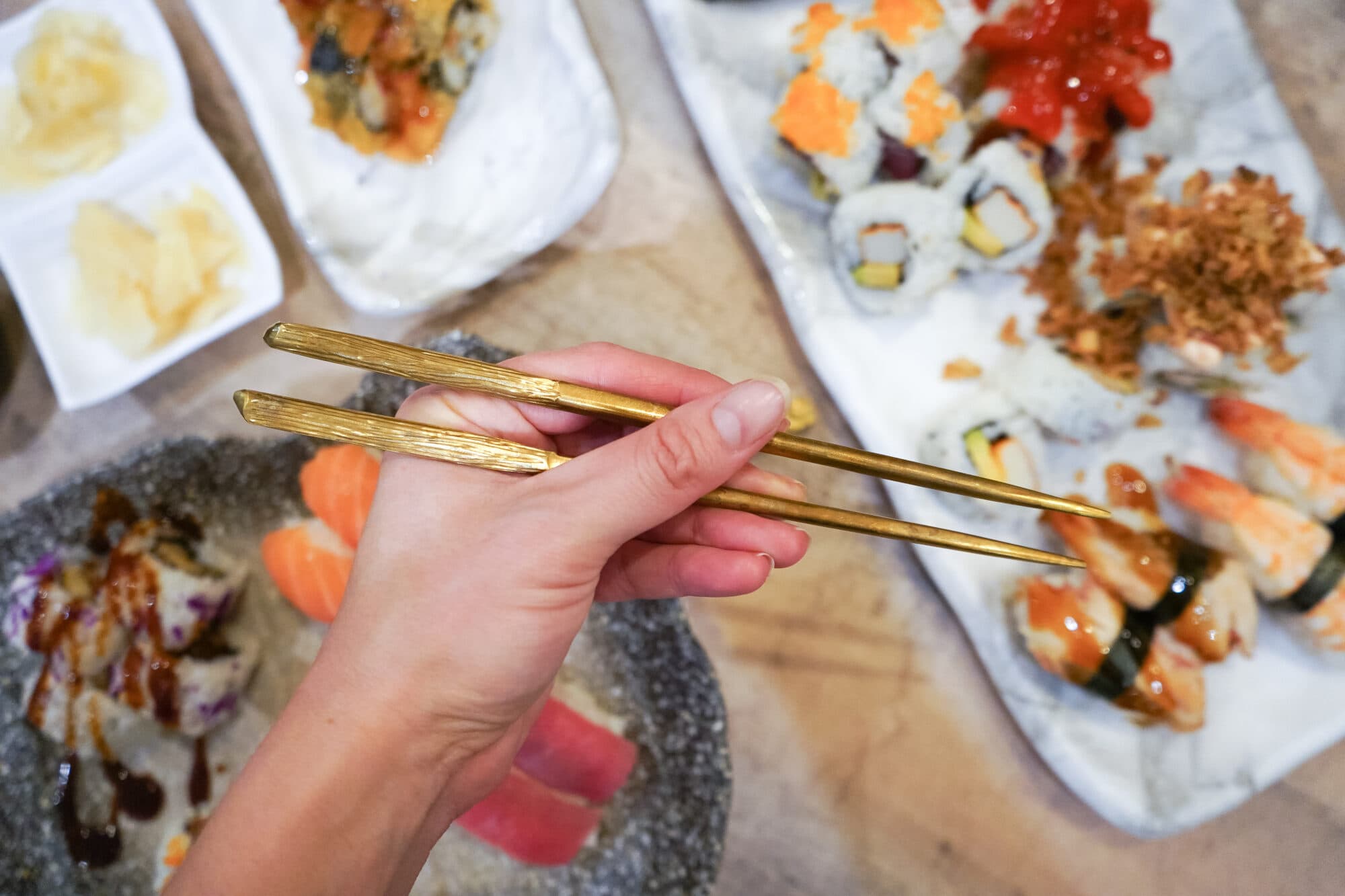 Signature Brass Chopsticks Inc. Rest - thumbnail 8