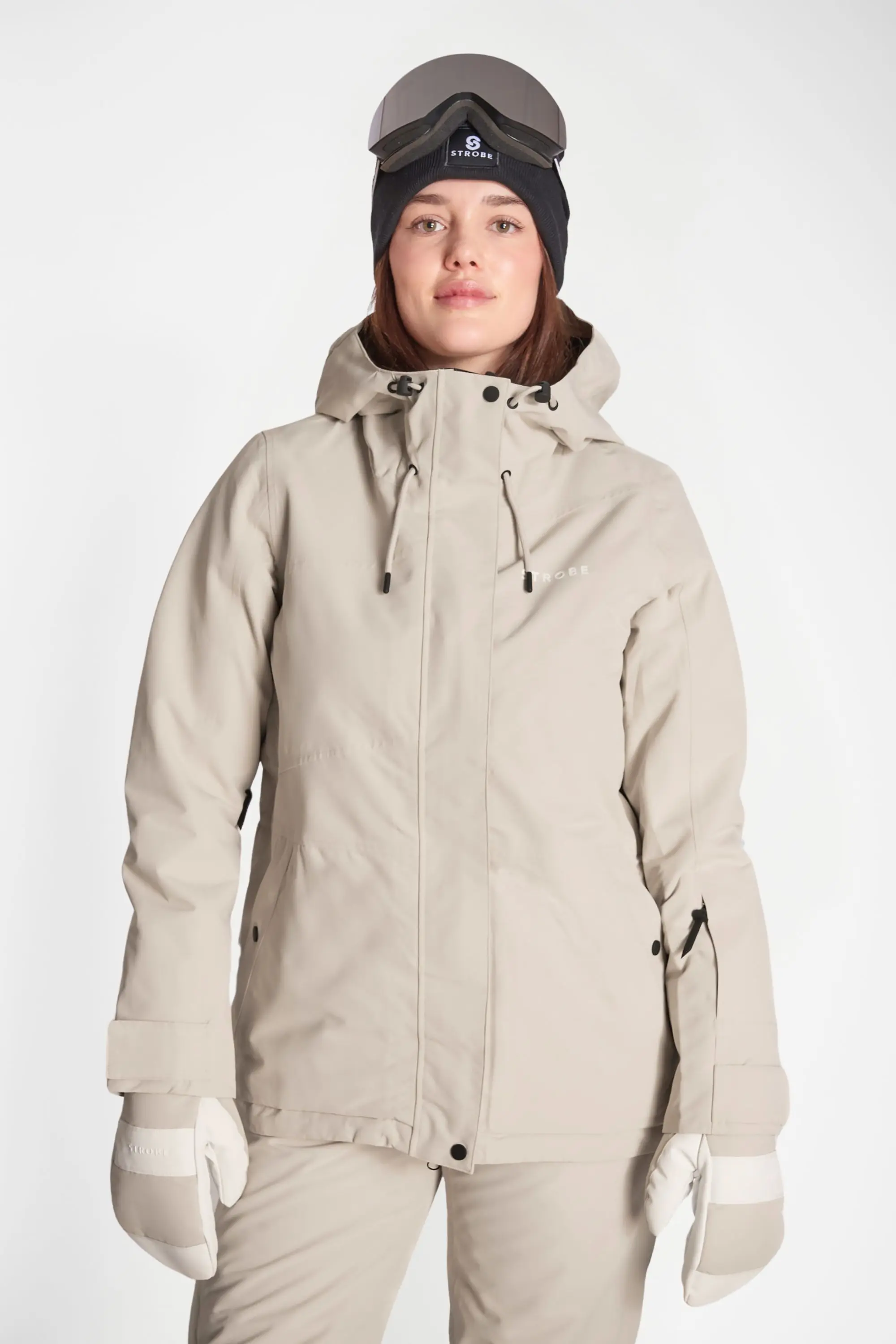 Aura Ski Jacket Lt Beige – Women’s