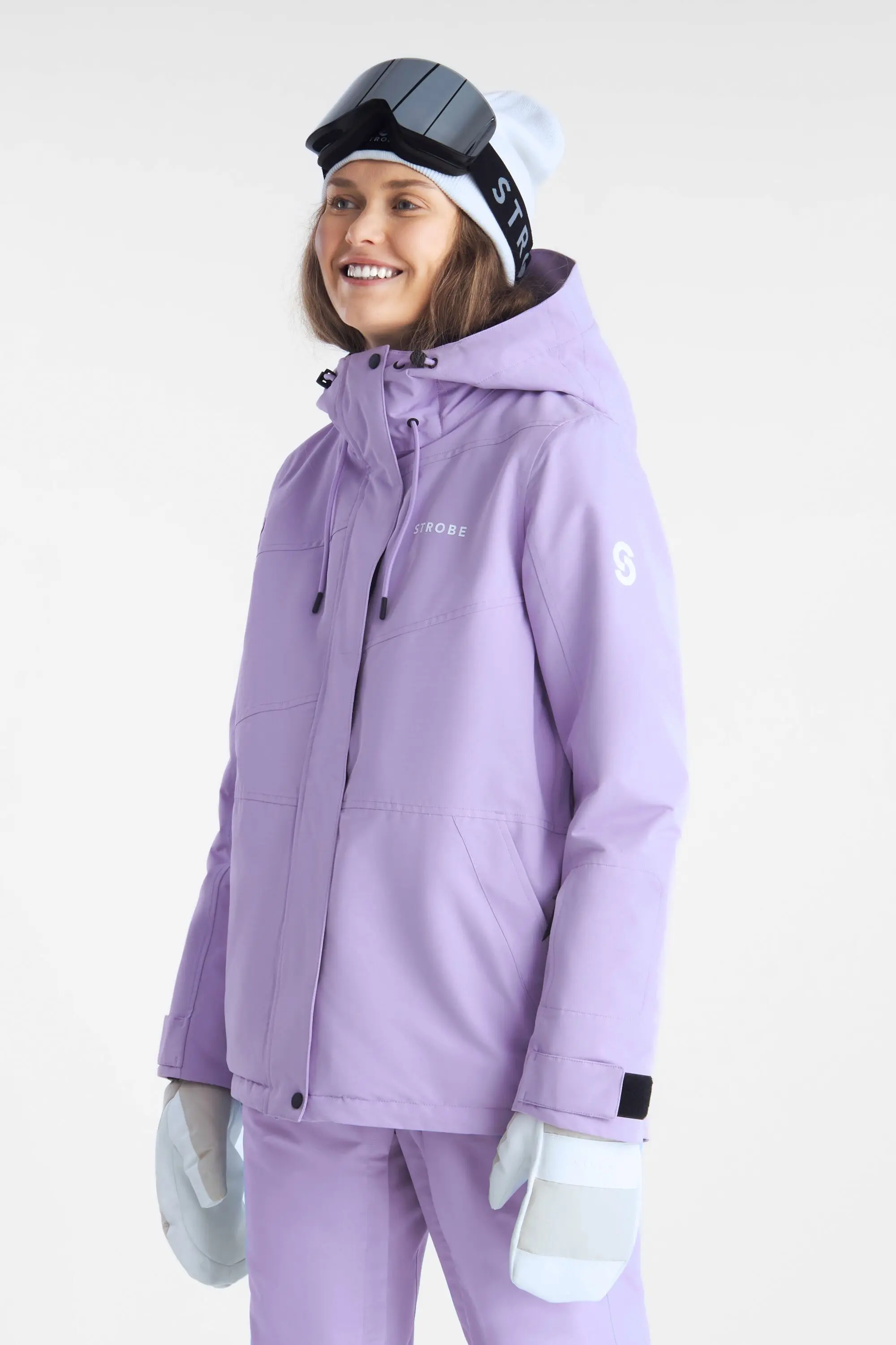 Aura Ski Jacket Pale Violet – Women’s - thumbnail 2