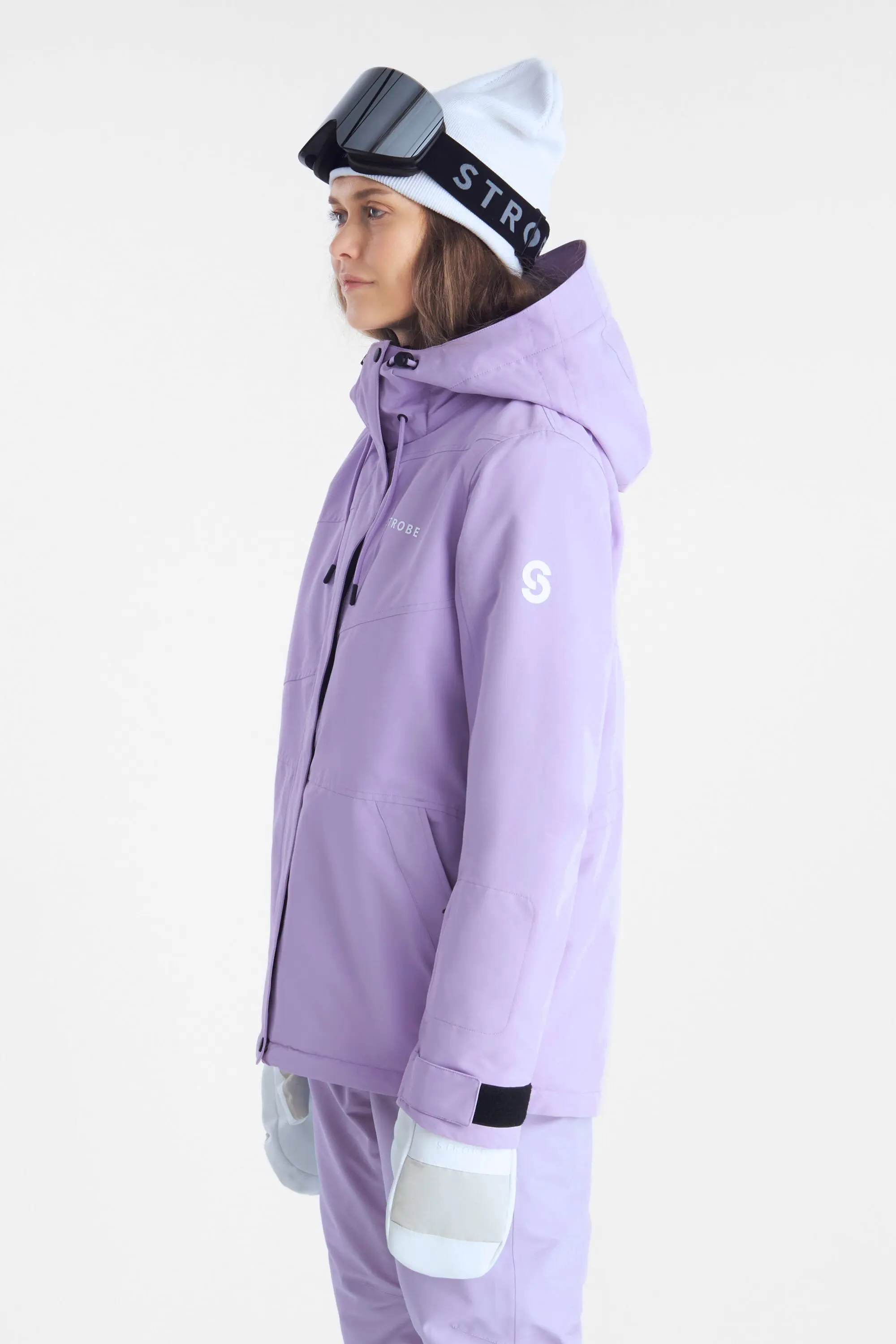 Aura Ski Jacket Pale Violet – Women’s - thumbnail 3