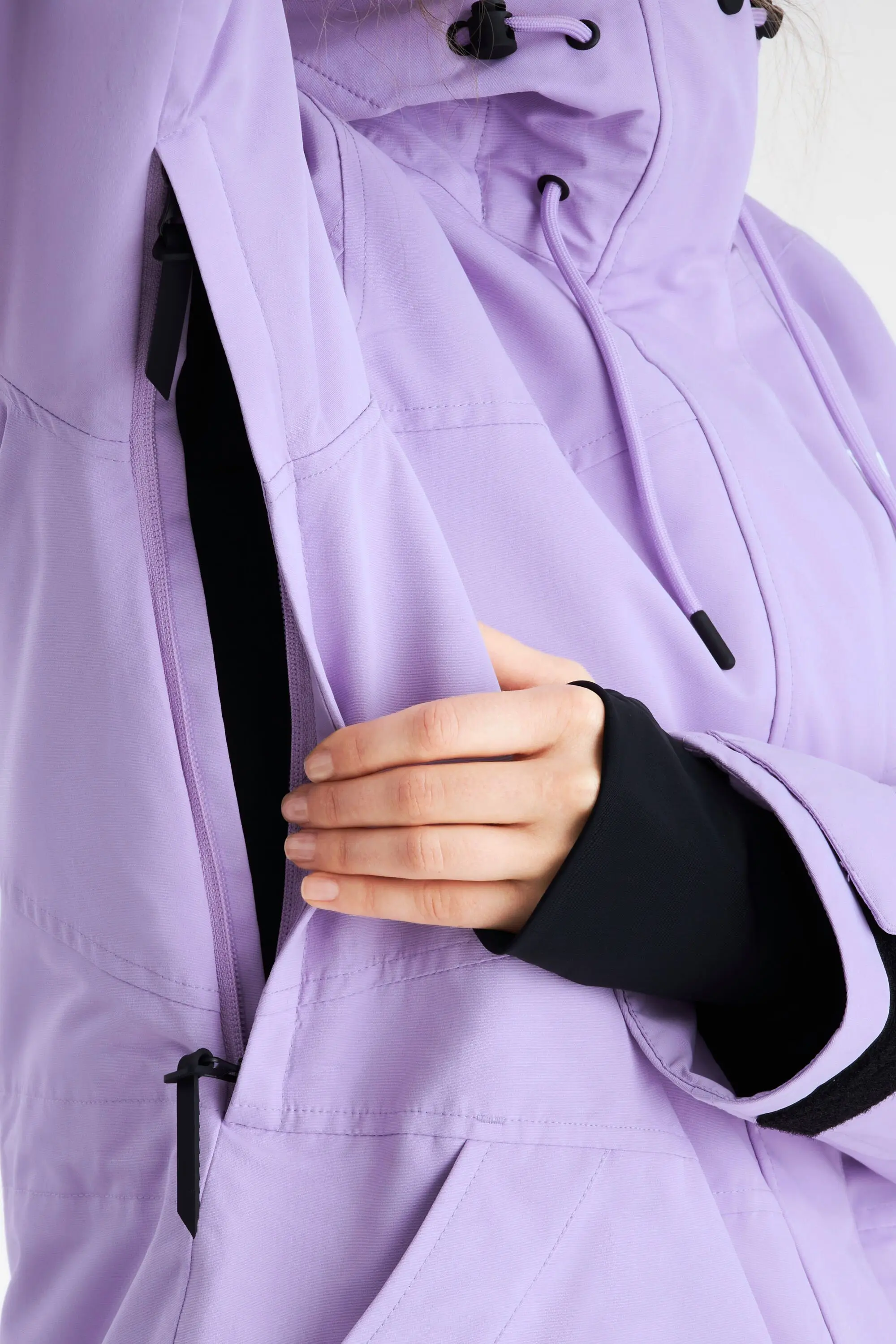 Aura Ski Jacket Pale Violet – Women’s - thumbnail 7