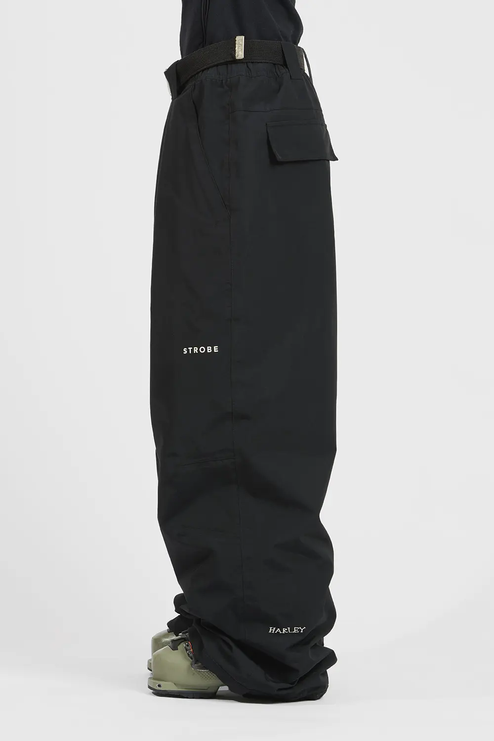 PRE-ORDER – HRLY Ski Pants Black – Unisex - thumbnail 6