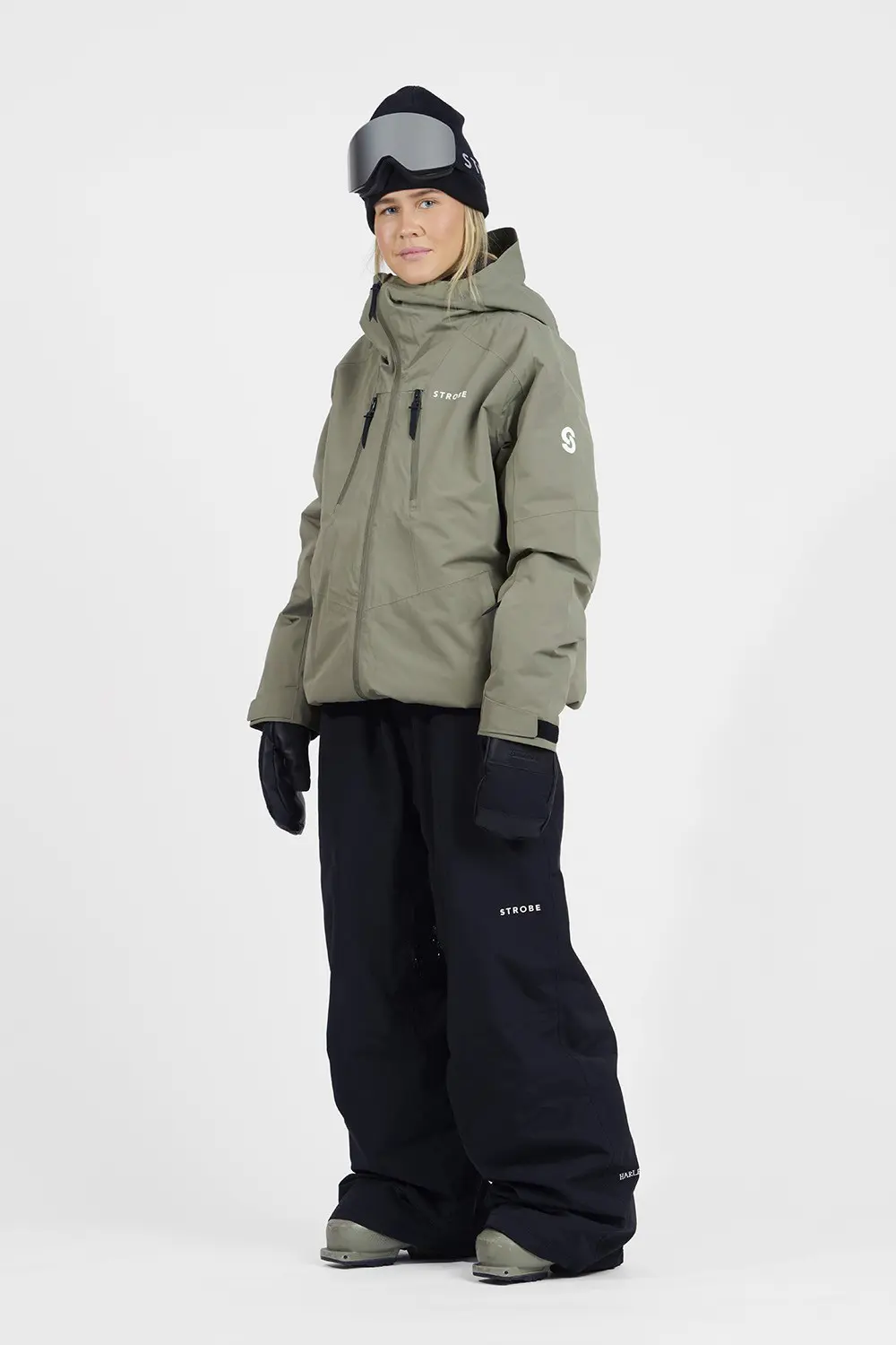PRE-ORDER – HRLY Ski Pants Black – Unisex - thumbnail 2