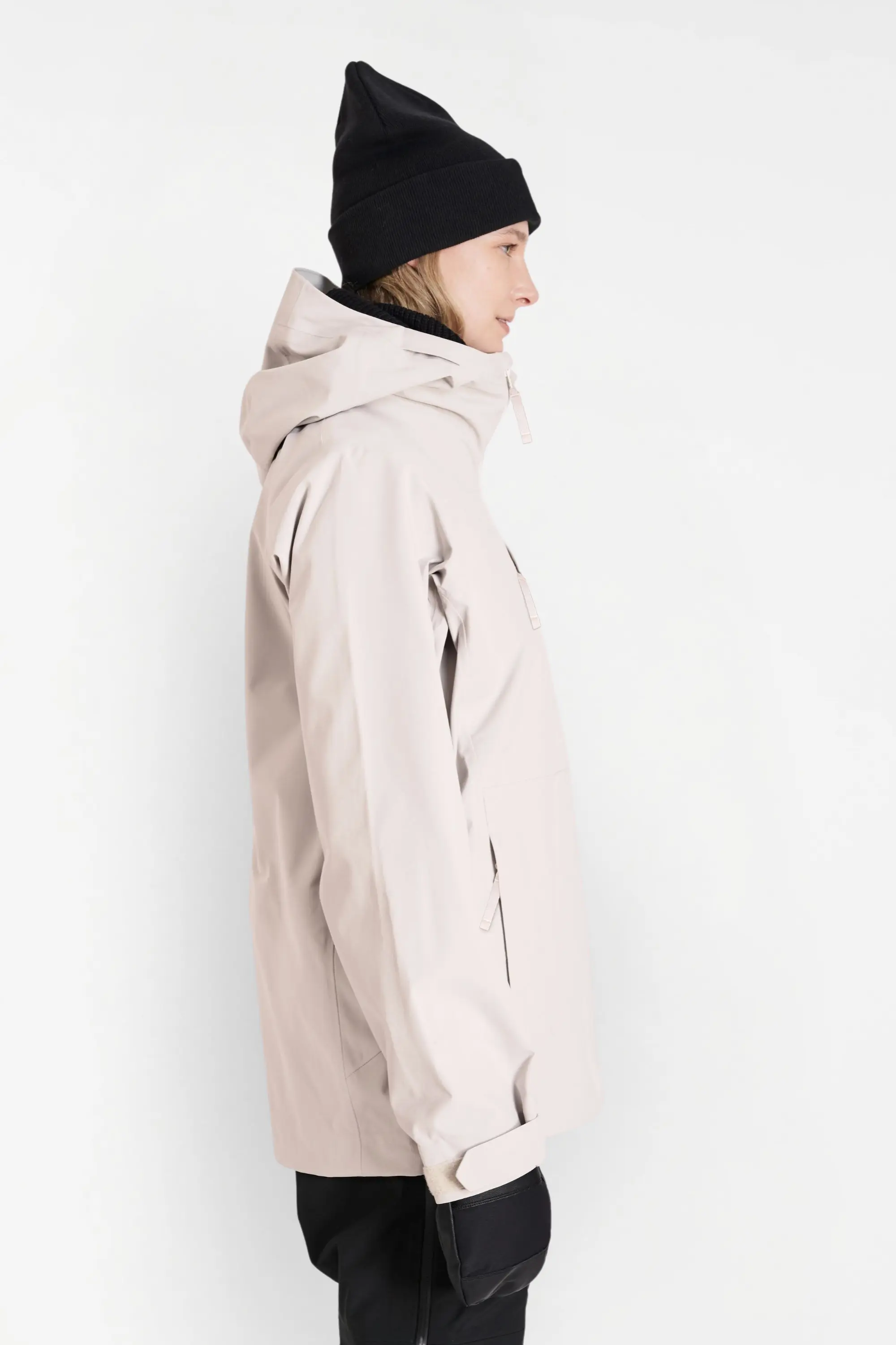 Gentian 3L Shell Jacket – Chalk Beige – Women’s - thumbnail 4