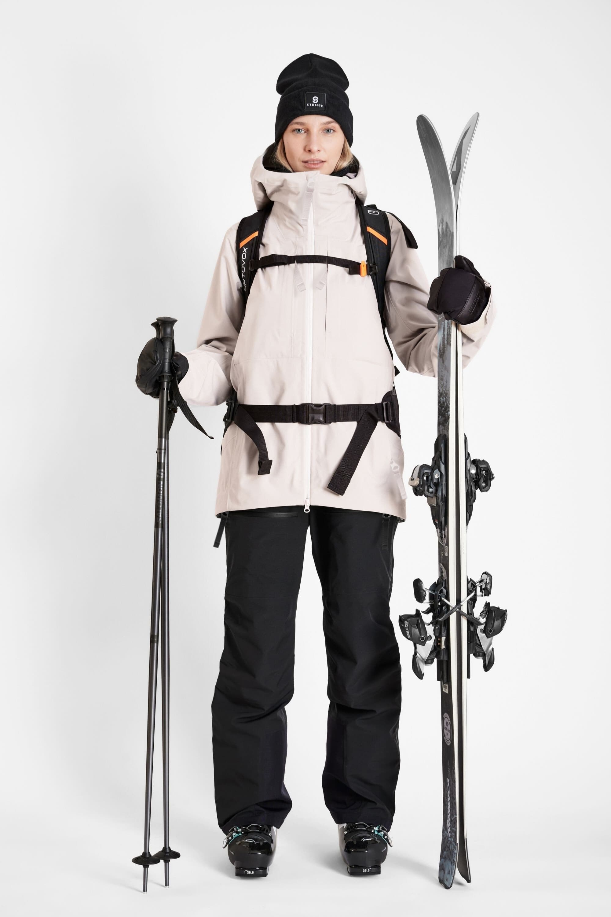 Gentian 3L Shell Jacket – Chalk Beige – Women’s - thumbnail 9