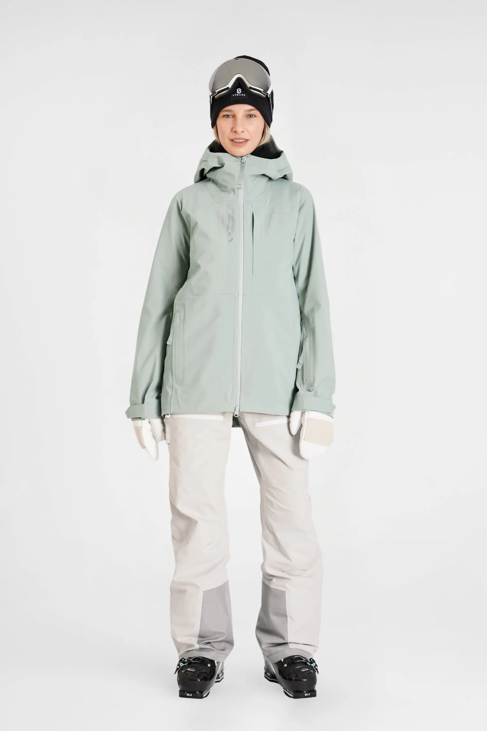 Gentian 3L Shell Jacket – Sage Green – Women’s - thumbnail 5