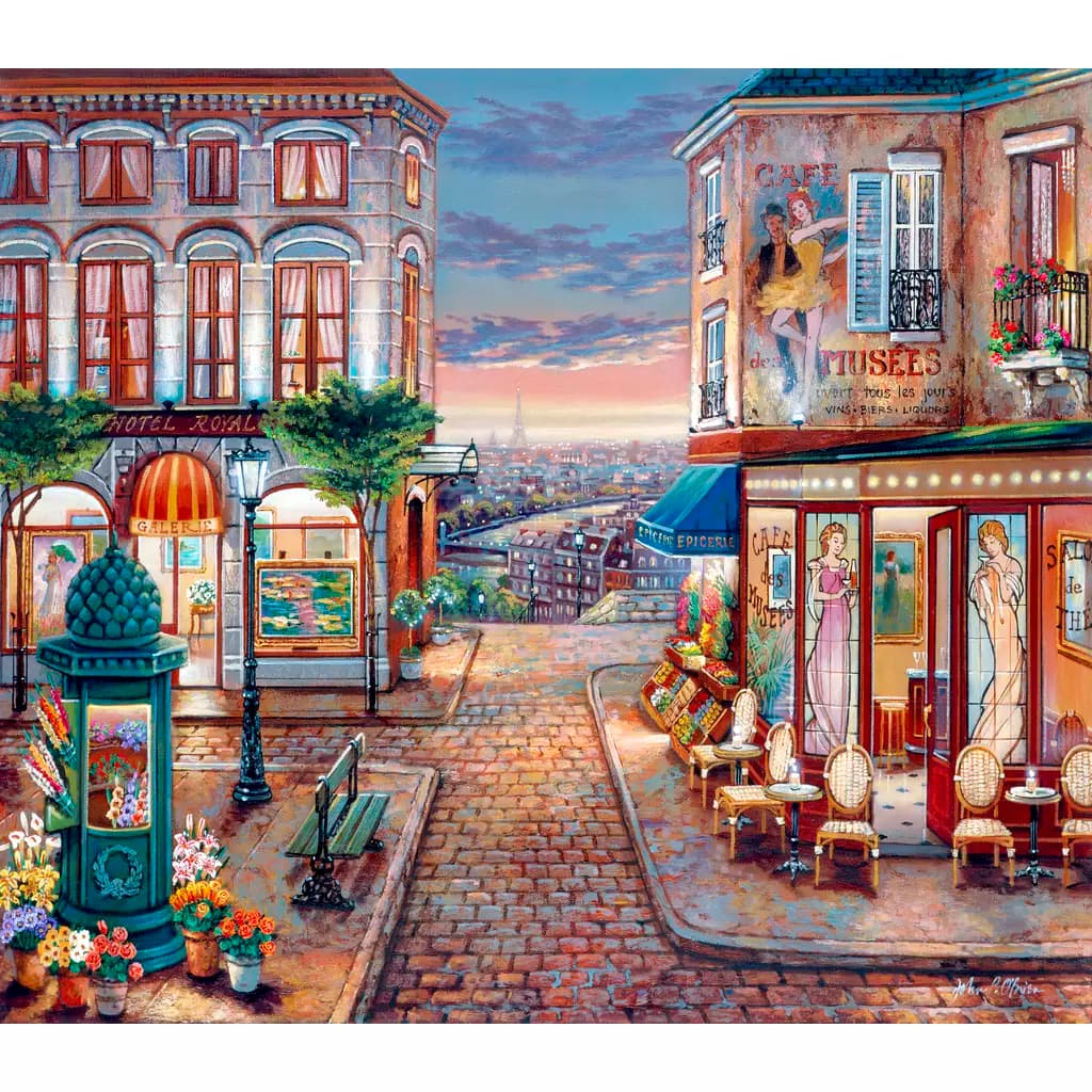 Decorative Accent Tile – Cafe Des Musees – Landscape Kitchen/Bathroom Tile – John O’Brien