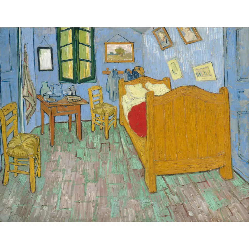 Tile Mural – The Bedroom – Impressionist Fine Art Kitchen/Bathroom Backsplash Mural – Vincent Van Gogh