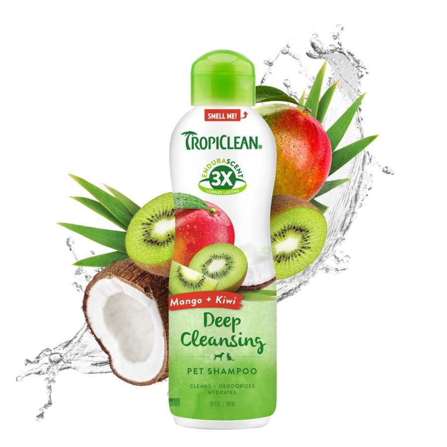 TropiClean EnduraScent Mango Kiwi Shampoo, 20oz