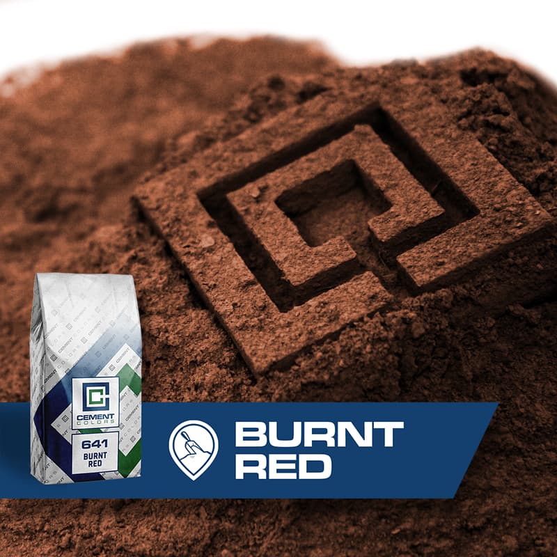 641 – Burnt Red – Raw Pigment