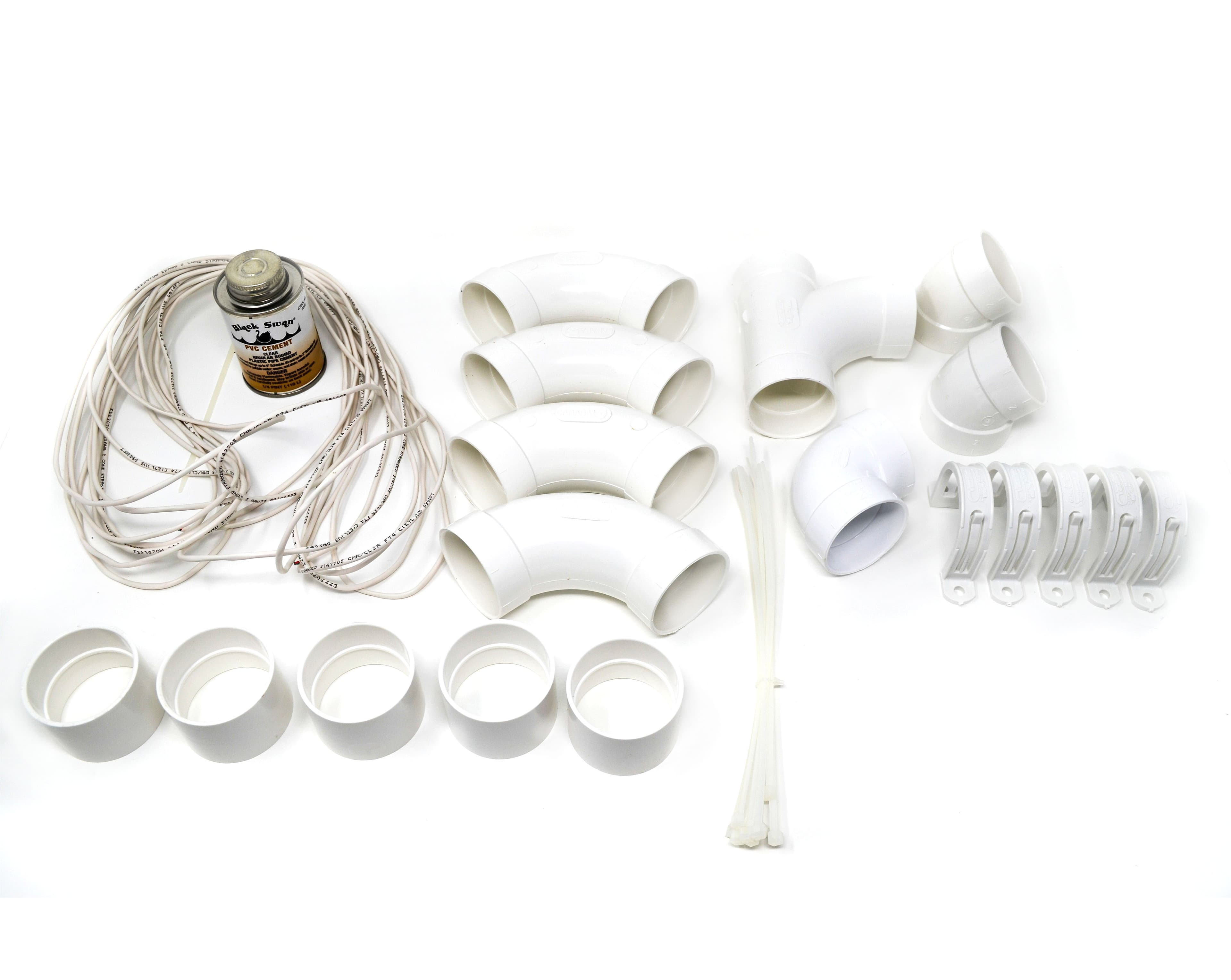 1 Inlet Central Vacuum Installation Hose Kit