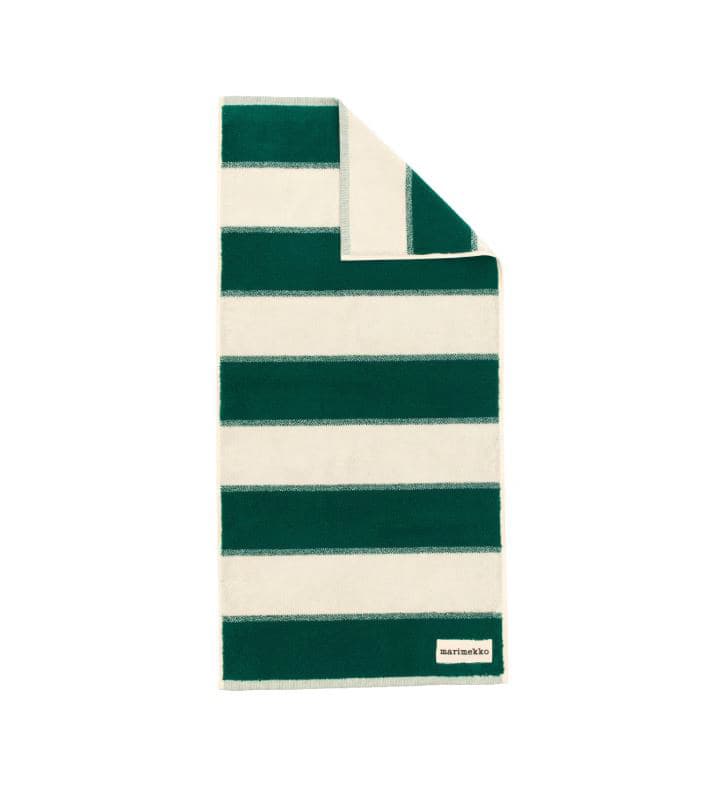 Marimekko Galleria Hand Towel – Emerald/Melon