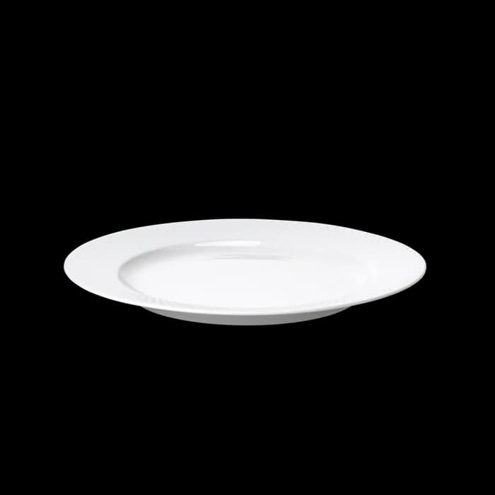 Lyngby Rhombe Salad Plate 9.1″ – White - thumbnail 2
