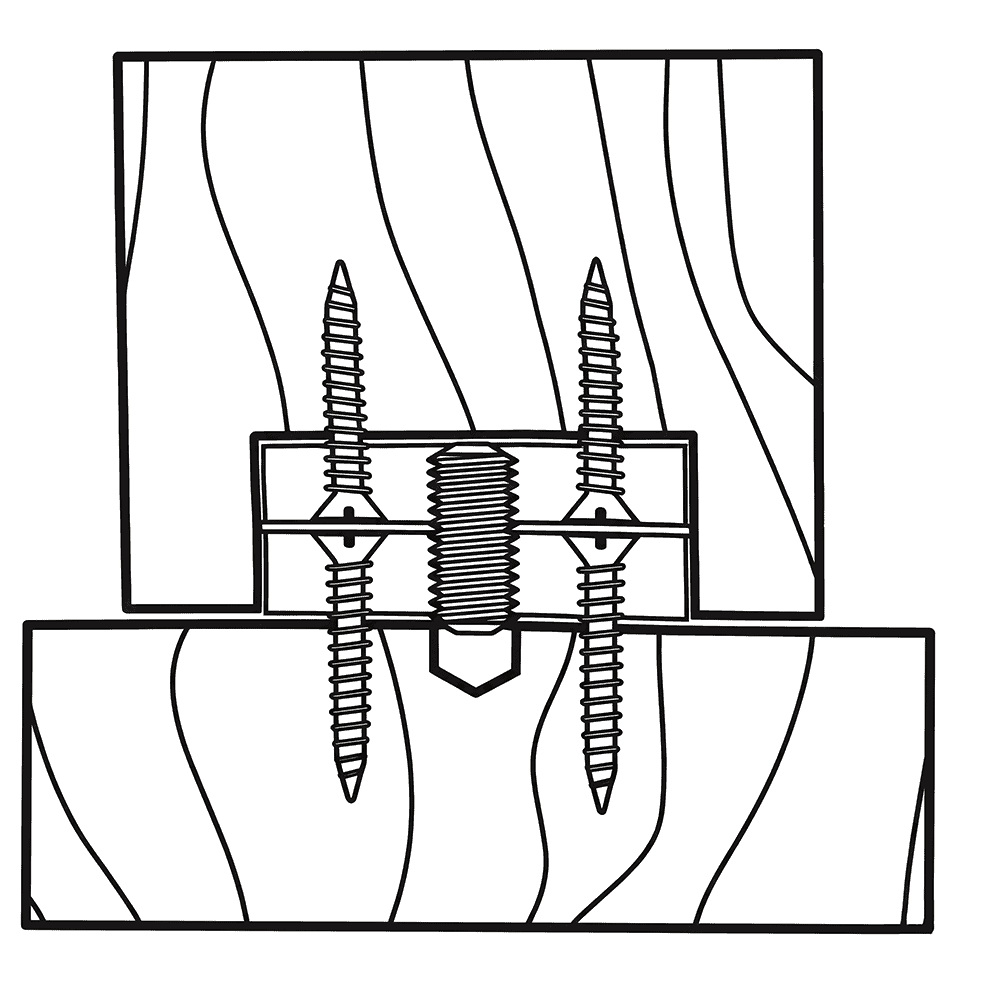 S-3007 Flush Newel Post Anchoring System - thumbnail 3