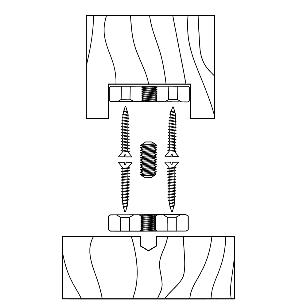 S-3007 Flush Newel Post Anchoring System - thumbnail 2