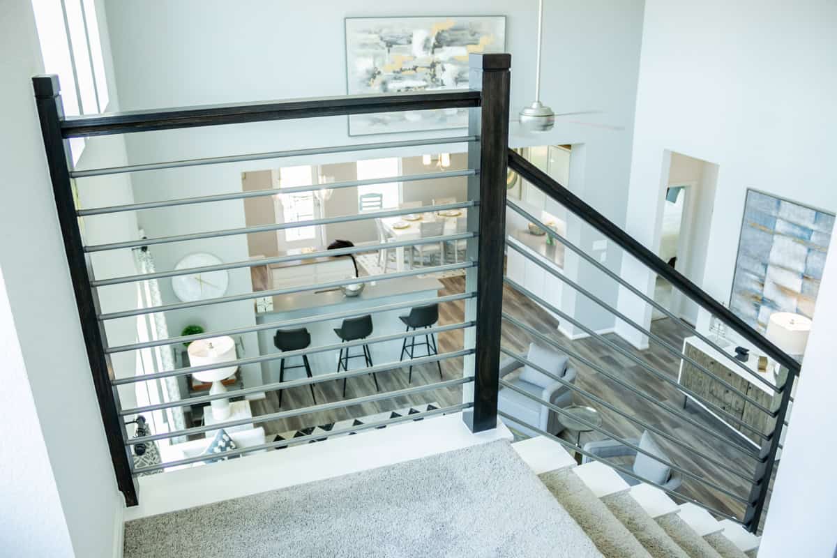 1/2″ Round Horizontal Bar Iron Balusters - thumbnail 5