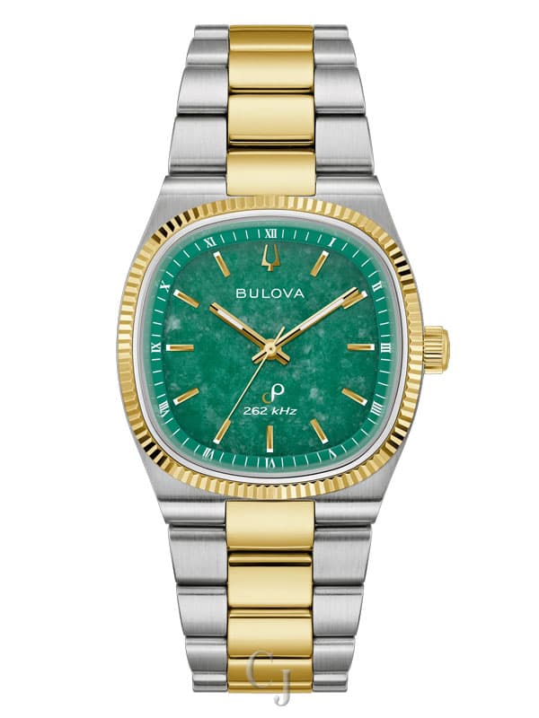 Bulova Super Seville Precisionist Jade Green Dial Two-Tone Men’s Watch 98A336