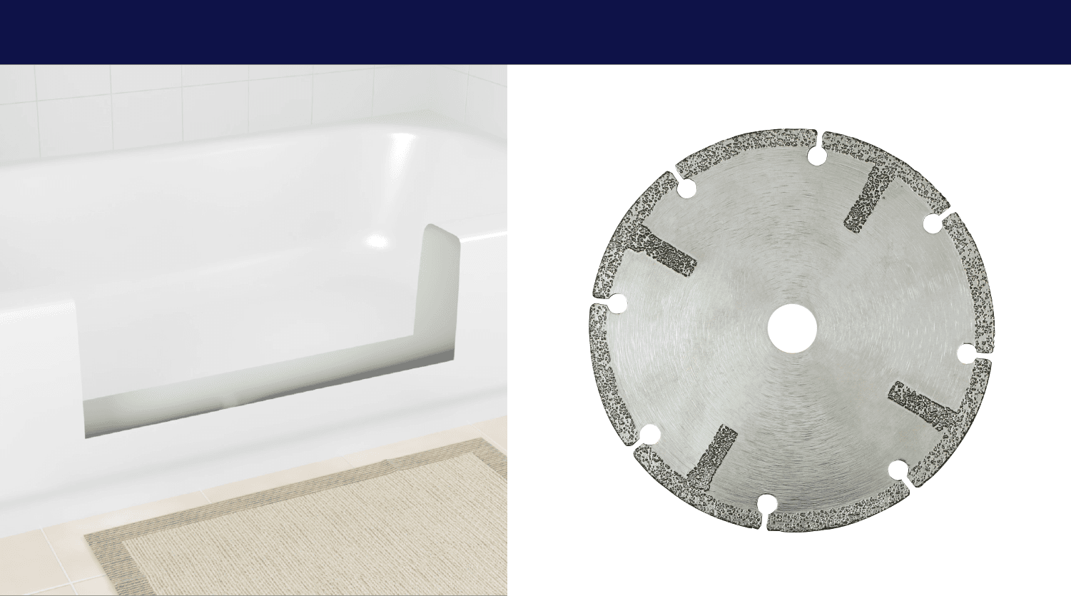 Diteq Diamond Brazed Segmented Blade