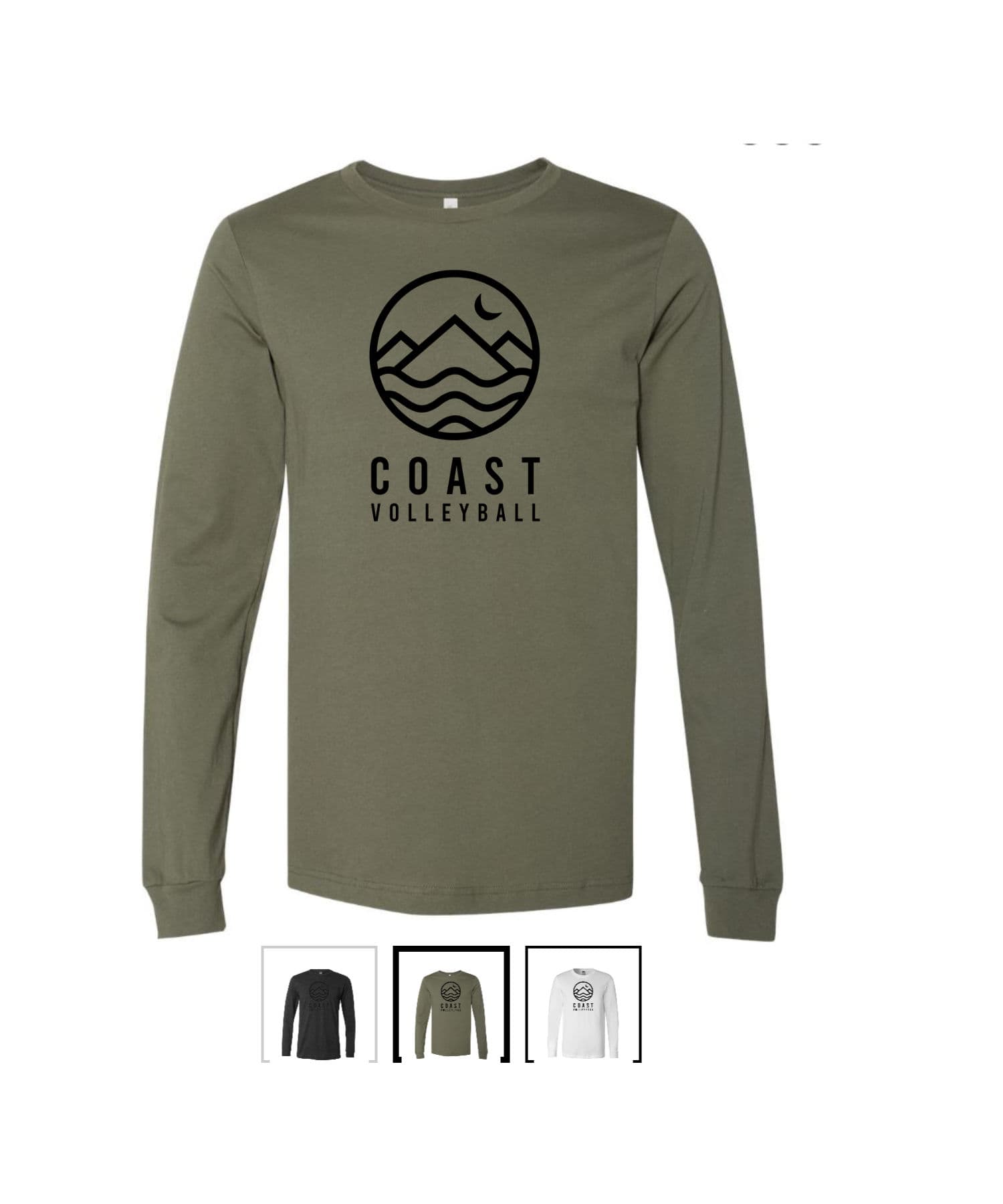 Circle Badge Long Sleeve – Black Logo