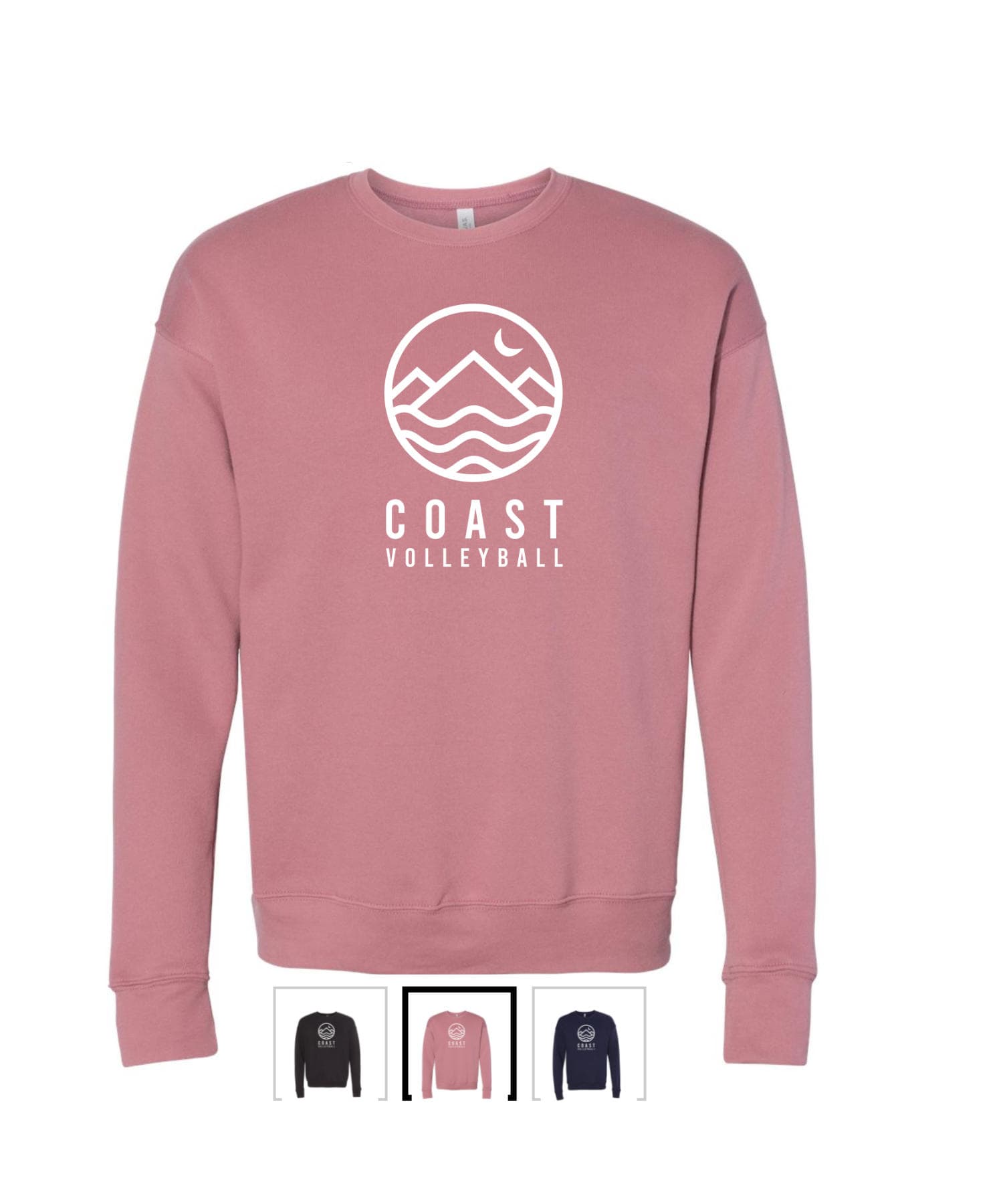 Circle Badge Sweatshirt – White Logo
