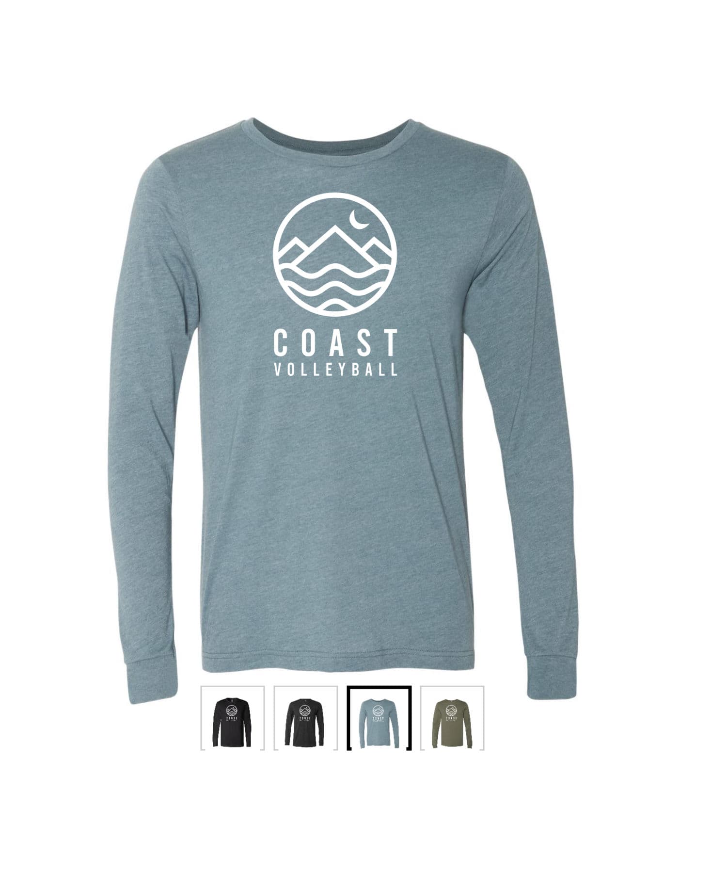 Circle Badge Long Sleeve – White Logo