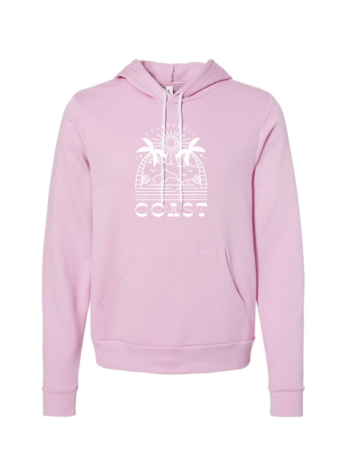 Coast Arc Hoodie – White Logo