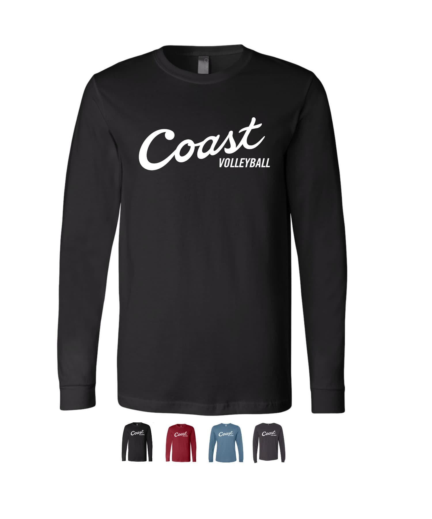 Coast Long Sleeve – White Logo