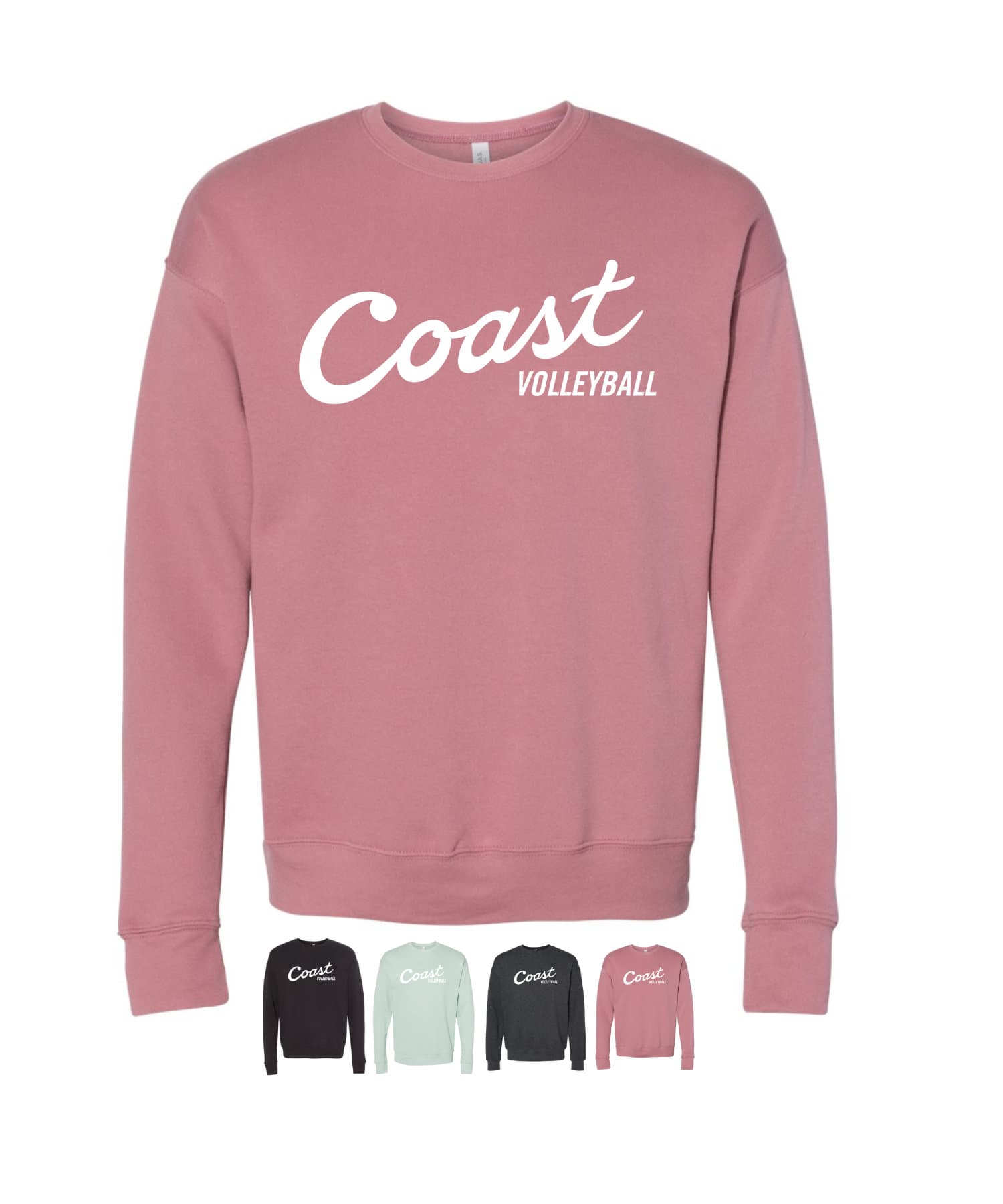 Coast Sweatshirt – White Logo