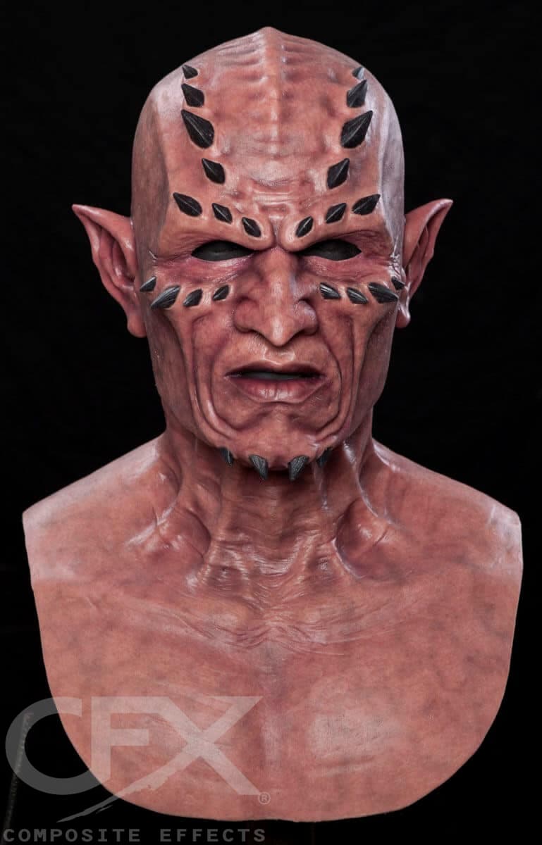 Abaddon the Demon Silicone Mask (Rust)