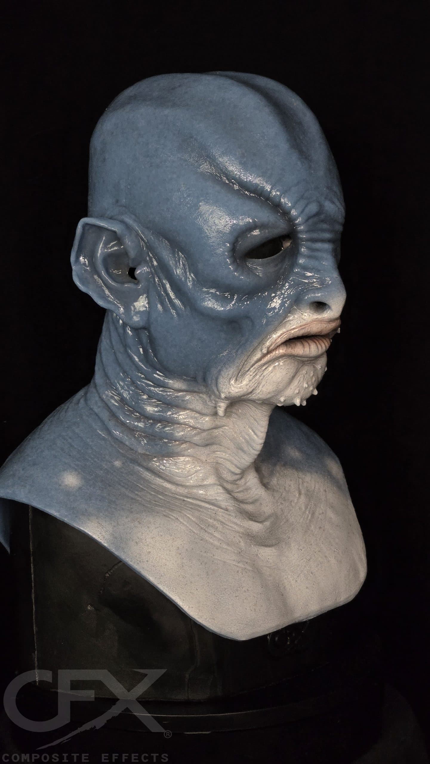 Barnabas the Fish Silicone Mask (Great White) - thumbnail 2