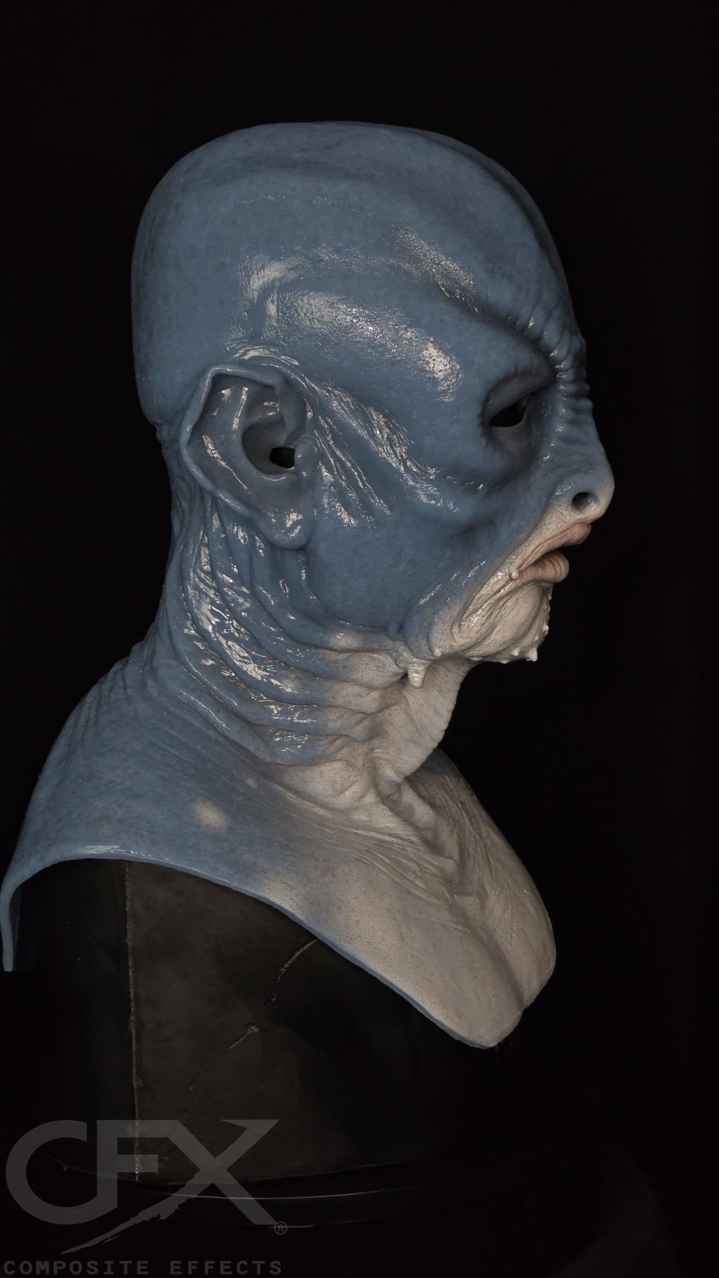 Barnabas the Fish Silicone Mask (Great White) - thumbnail 3
