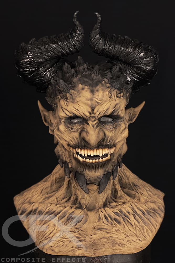 Asmodeus the Demon King Silicone Mask (Tan)