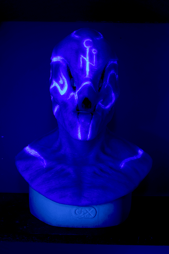 Archangel Silicone Mask (Ethereal w/ UV Blue) - thumbnail 2