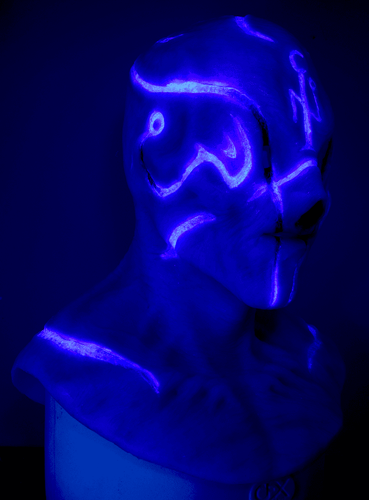 Archangel Silicone Mask (Ethereal w/ UV Blue) - thumbnail 6