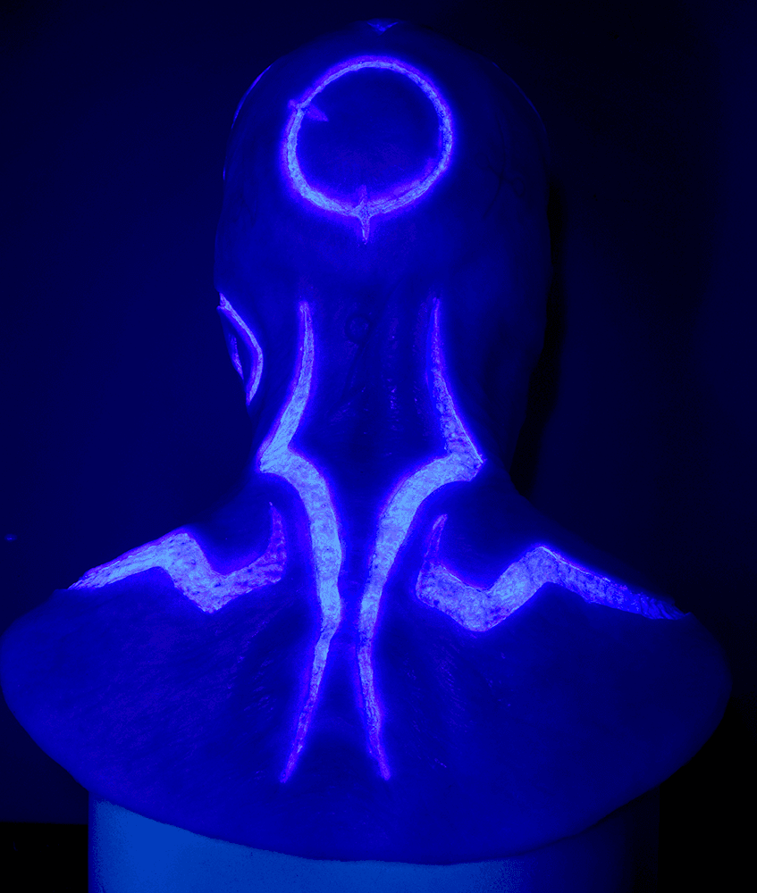 Archangel Silicone Mask (Ethereal w/ UV Blue) - thumbnail 5