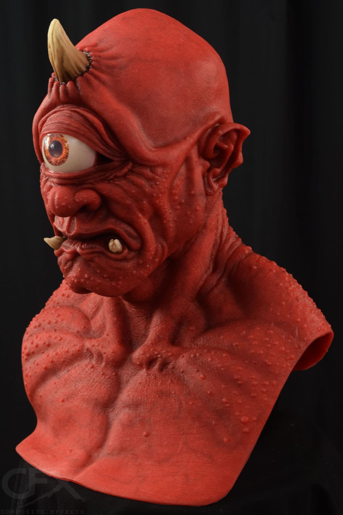 Balor the Cyclops Silicone Mask (Red) - thumbnail 4