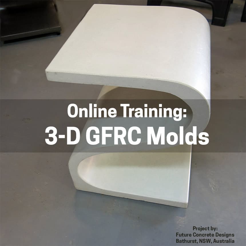 3-Dimensional GFRC Molds