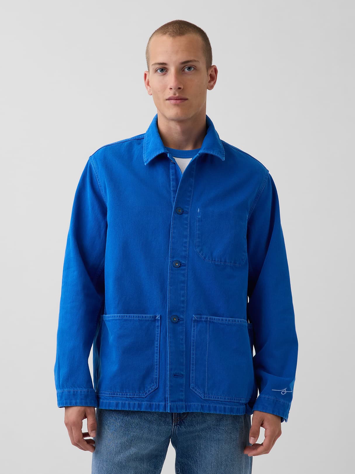 Get Blue Relaxed Chore Jacket
