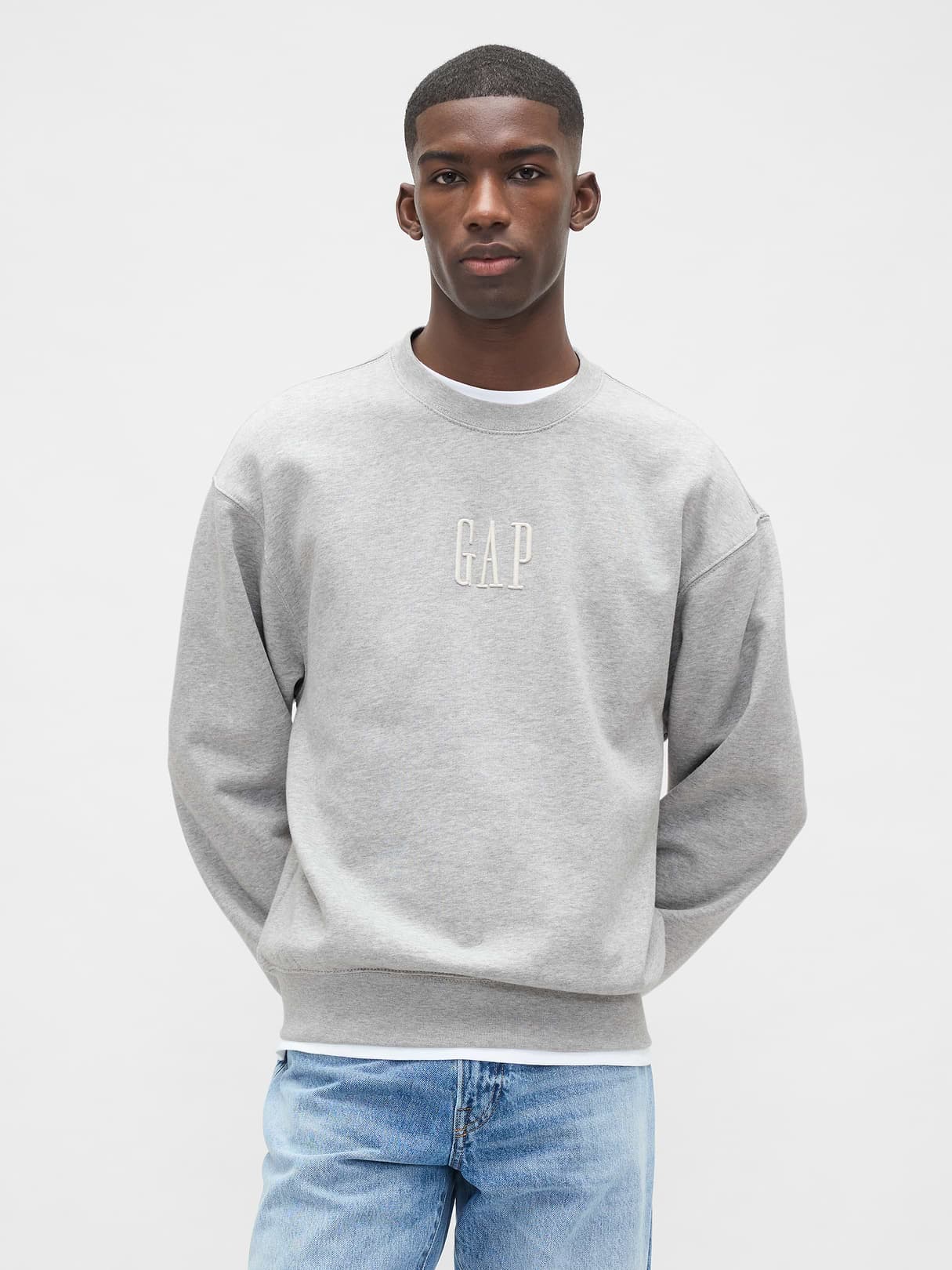 Adult Heavyweight Oversized Logo Sweatshirt