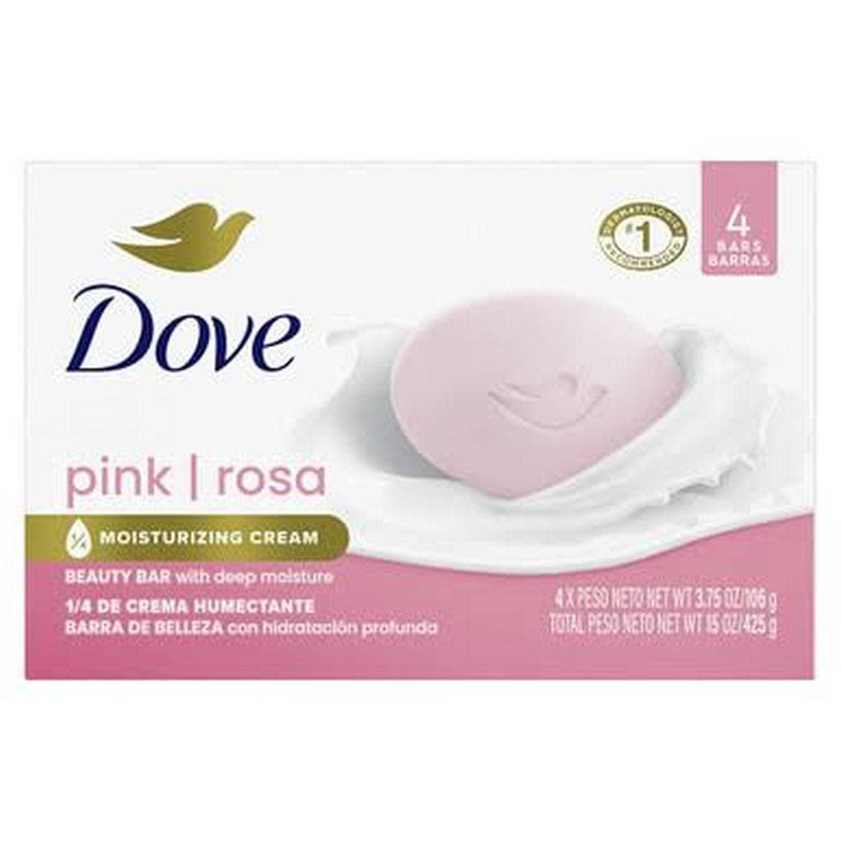 DOVE 4PK-3.75 OZ BAR SOAP