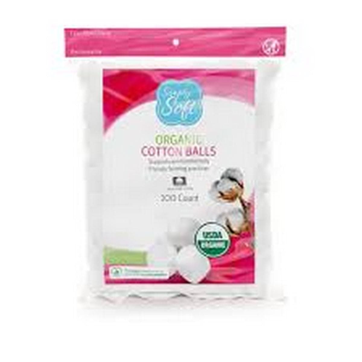 SIMPLY SOFT ORGANIC COTTON BALLS 100 CT