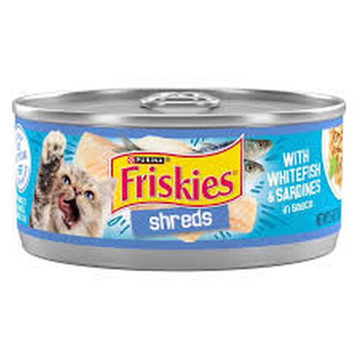FRISKIES SHREDS W/WHITEFISH&SANDINES 5.5