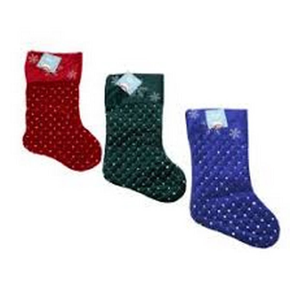 STOCKING QUILTED W/SEQUINS