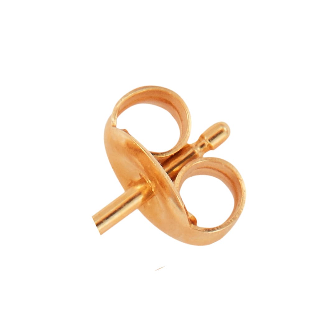 Taíno Coquí Earrings in 14K Gold with Diamonds in Pave - thumbnail 5