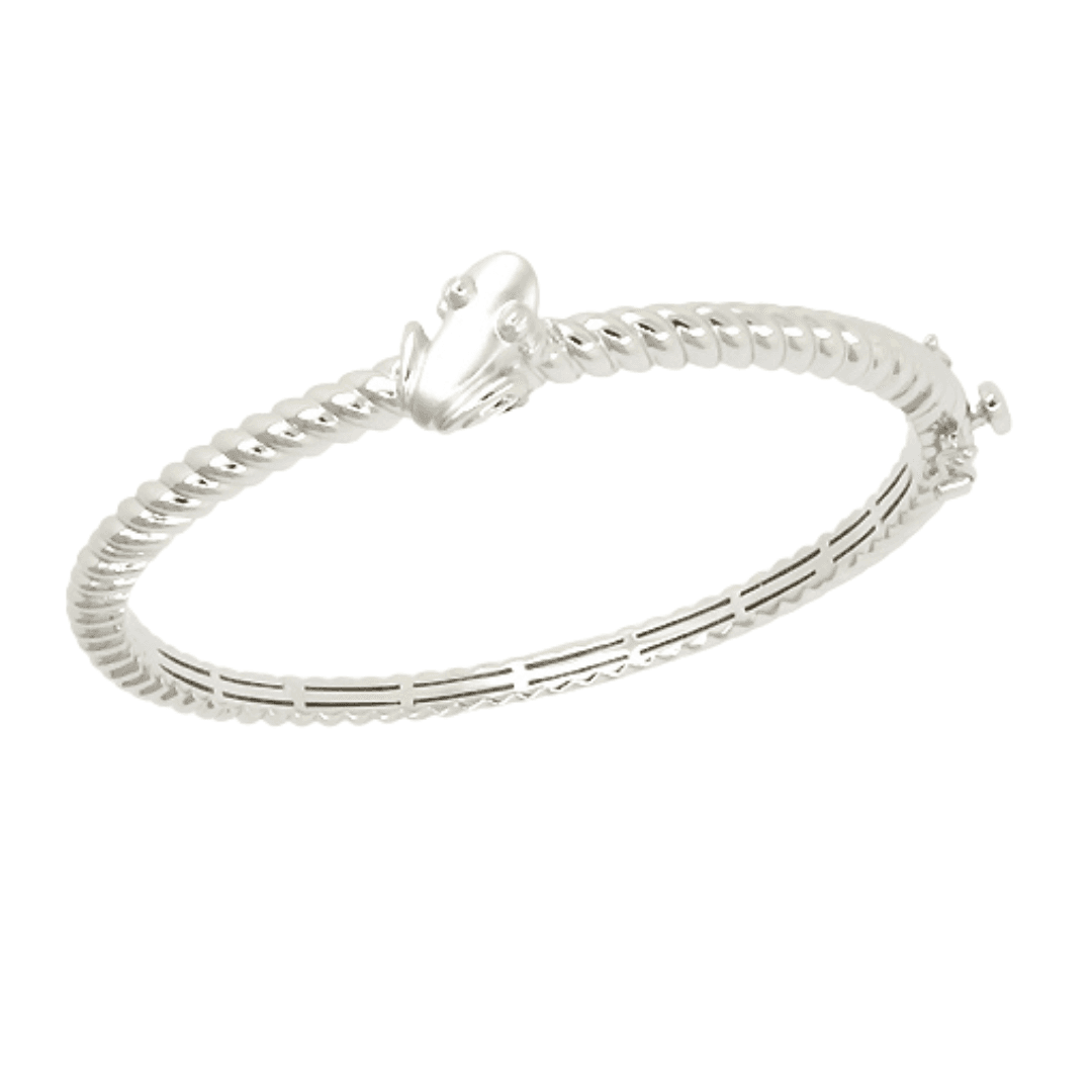 Coquí Frog Bracelet in Sterling Silver