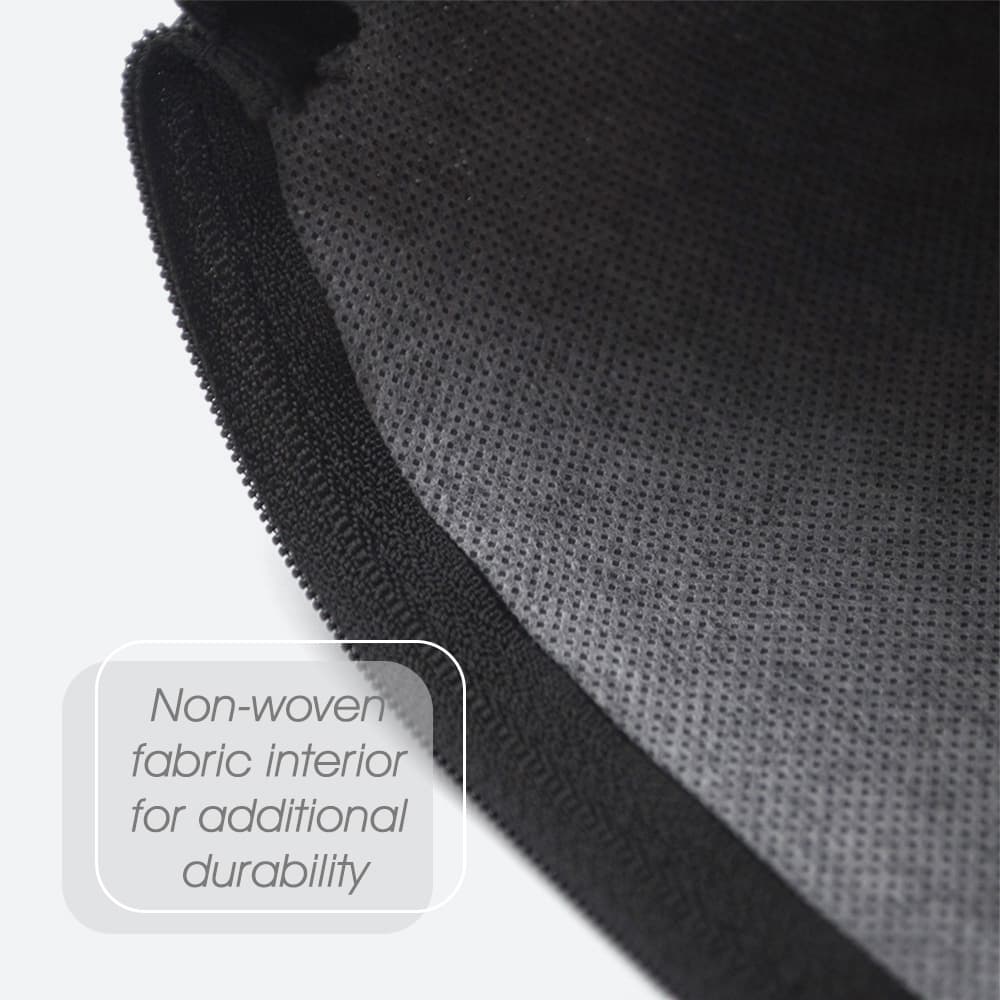 Large Cotton Canvas Zipper Cosmetic Bag Flat Pouch – 11-3/4″ x 9-1/2″ - thumbnail 7