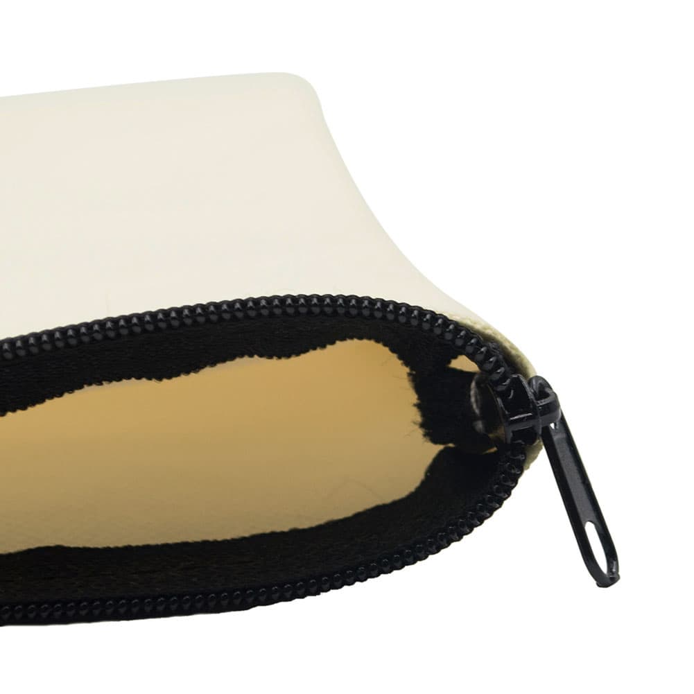 Large Cotton Canvas Zipper Cosmetic Bag Flat Pouch – 11-3/4″ x 9-1/2″ - thumbnail 5