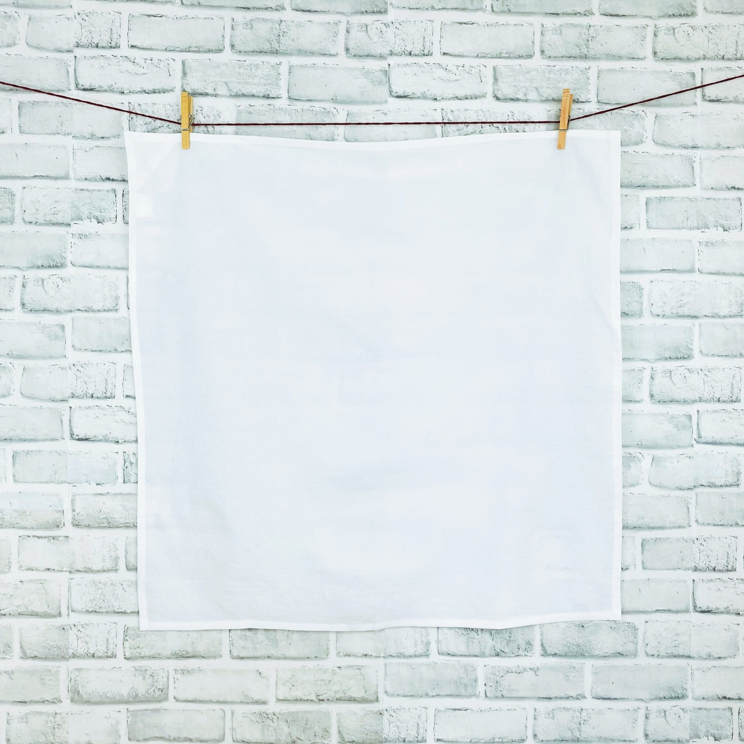 Craft Basics Deluxe Bright White Flour Sack Towel – 28″ x 29″ - thumbnail 4