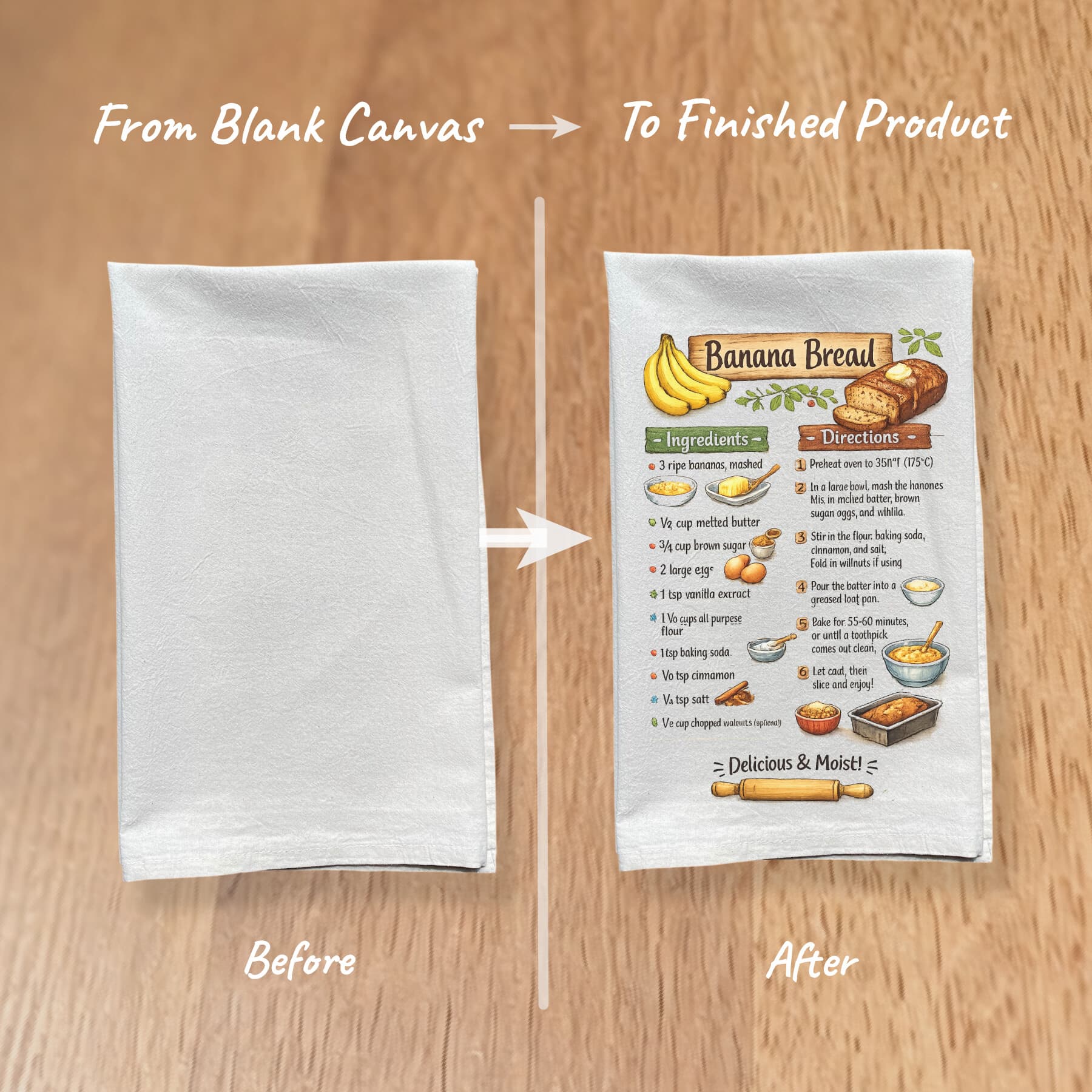 Craft Basics Premium Flour Sack Towel – 28″ x 29″ - thumbnail 5